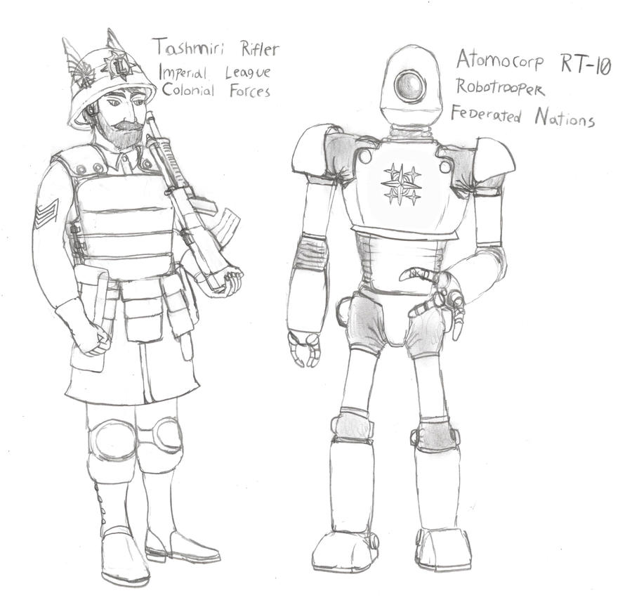 Some more Atompunk Soldiers by Imperator-Zor on DeviantArt