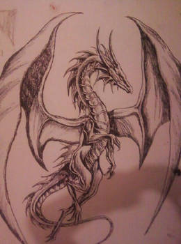 Sharpie dragon