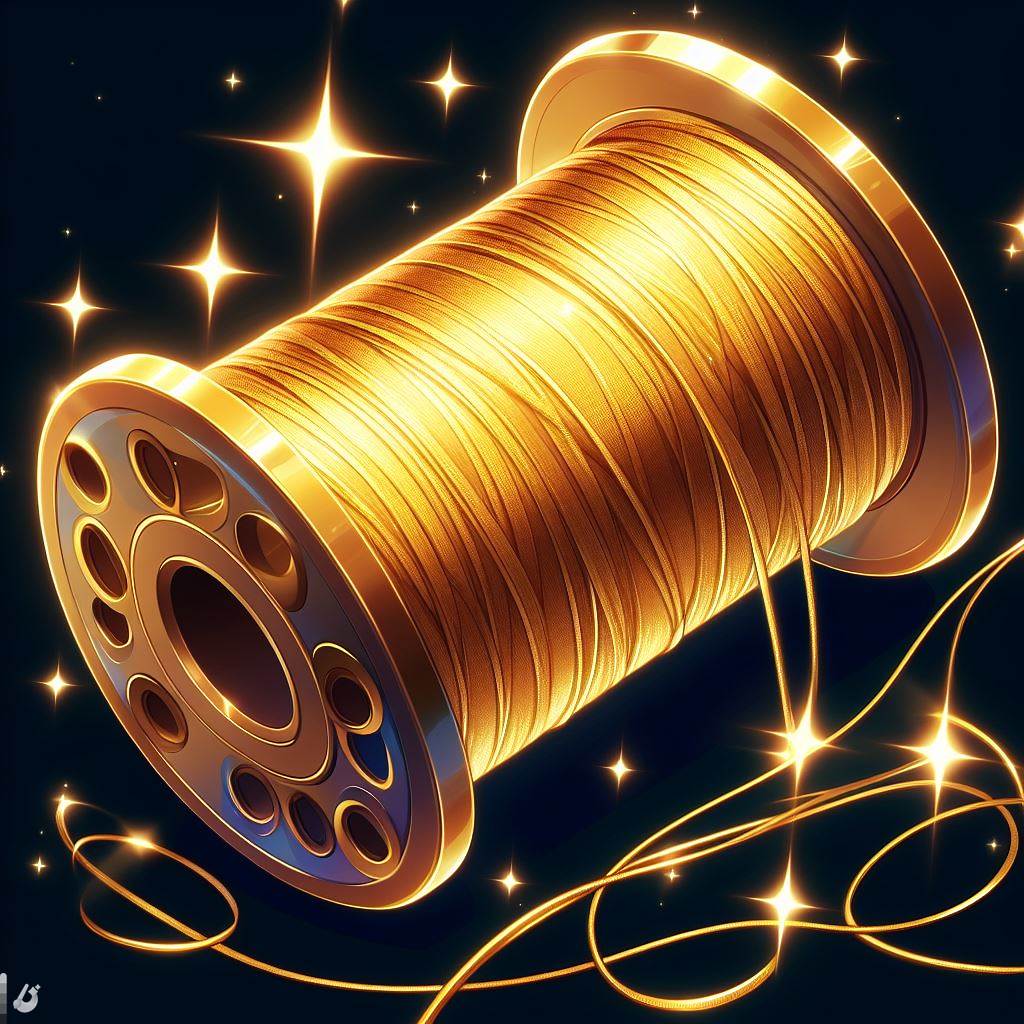 RPG item - spool of golden thread by idkartcreator on DeviantArt