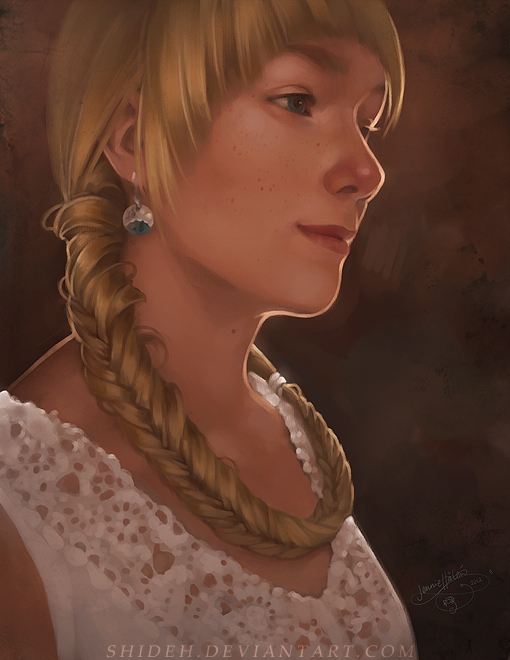 The girl with the braid