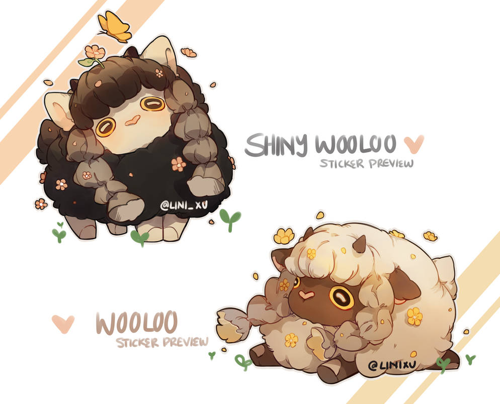 Wollo Sticker Wooloo Sticker Preview by Linixu on DeviantArt