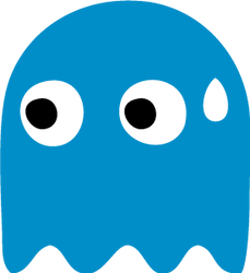 Fantasma Azul de Pacman PNG