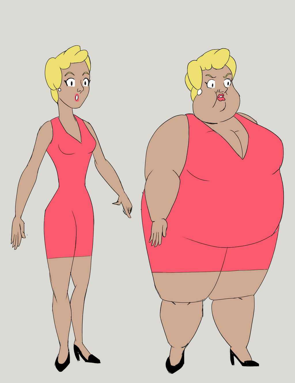 Obese Lady Deviantart Dingbat fat lady by Gluttony-Witch on DeviantArt