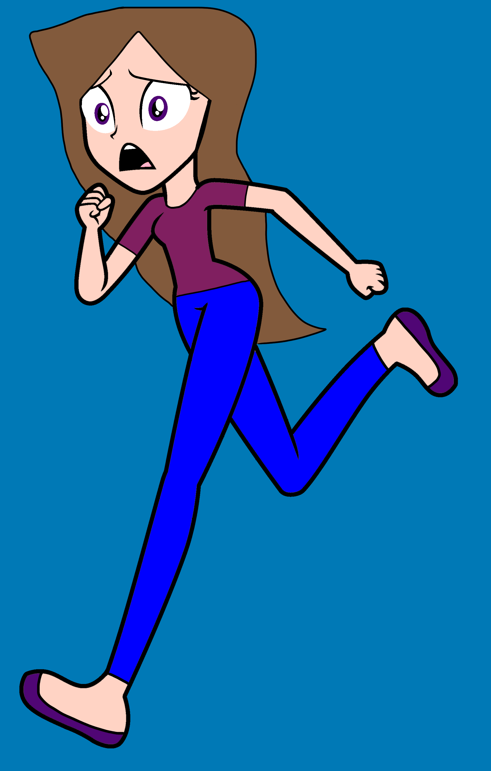 Violet runs by Yesenia62702 on DeviantArt