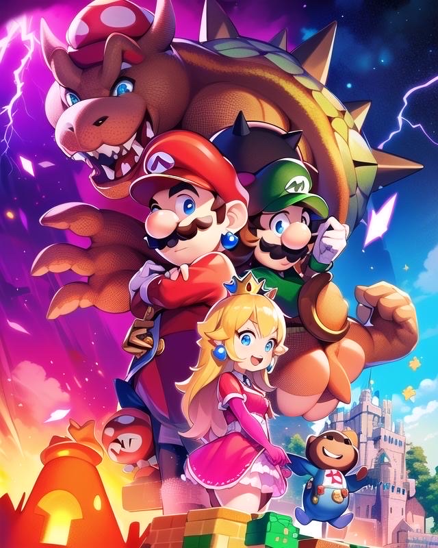 Super Mario Bros Movie Poster into an anime 3 by Yesenia62702 on DeviantArt