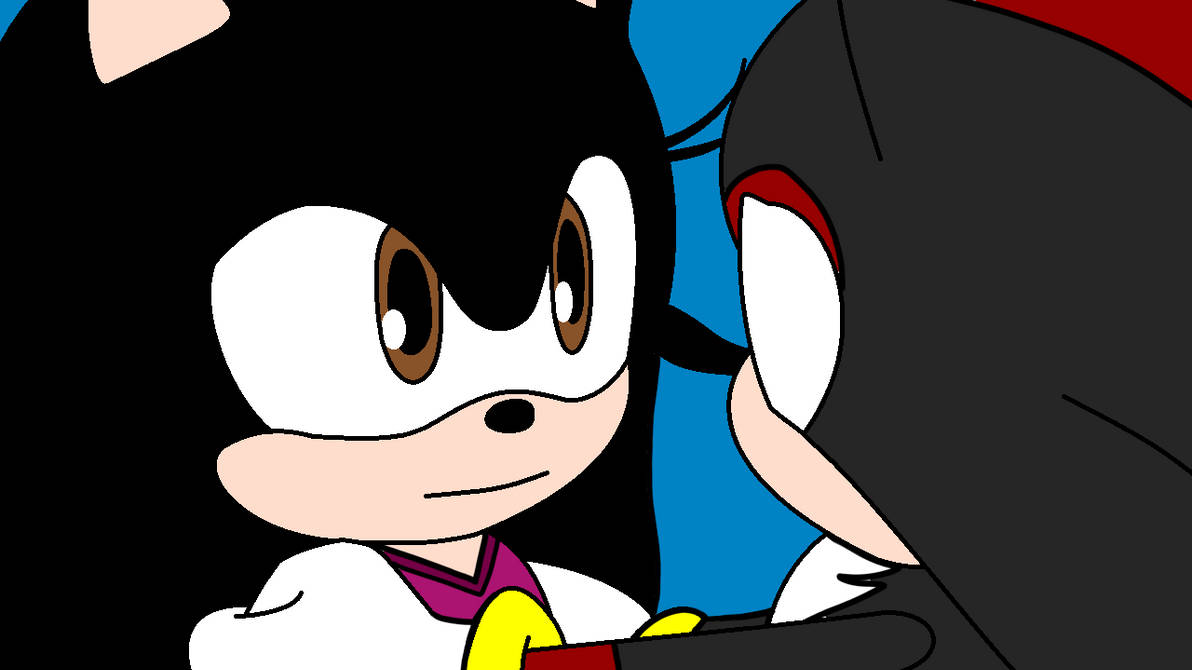 Shadow and Riley looking at each other by Yesenia62702 on DeviantArt