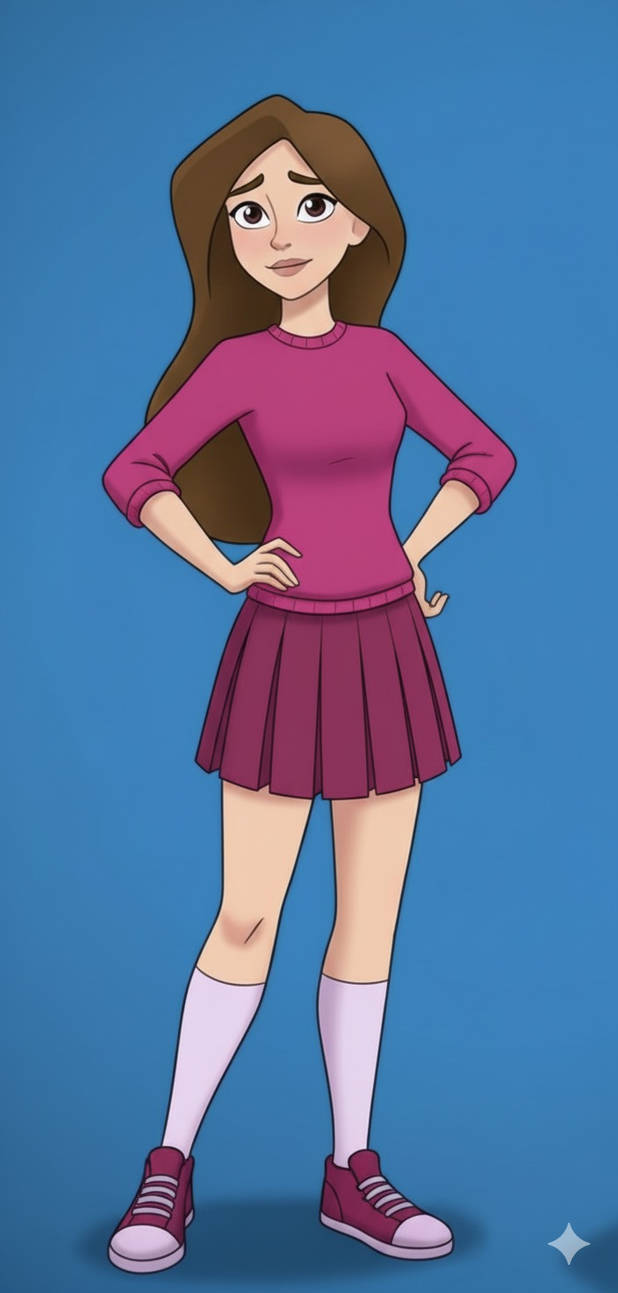 Violet wearing a magenta outfit by Yesenia62702 on DeviantArt