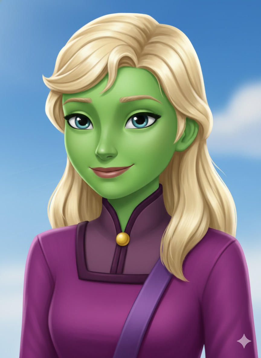 Danielle (The Daughter of the Grinch and Martha) by Yesenia62702 on