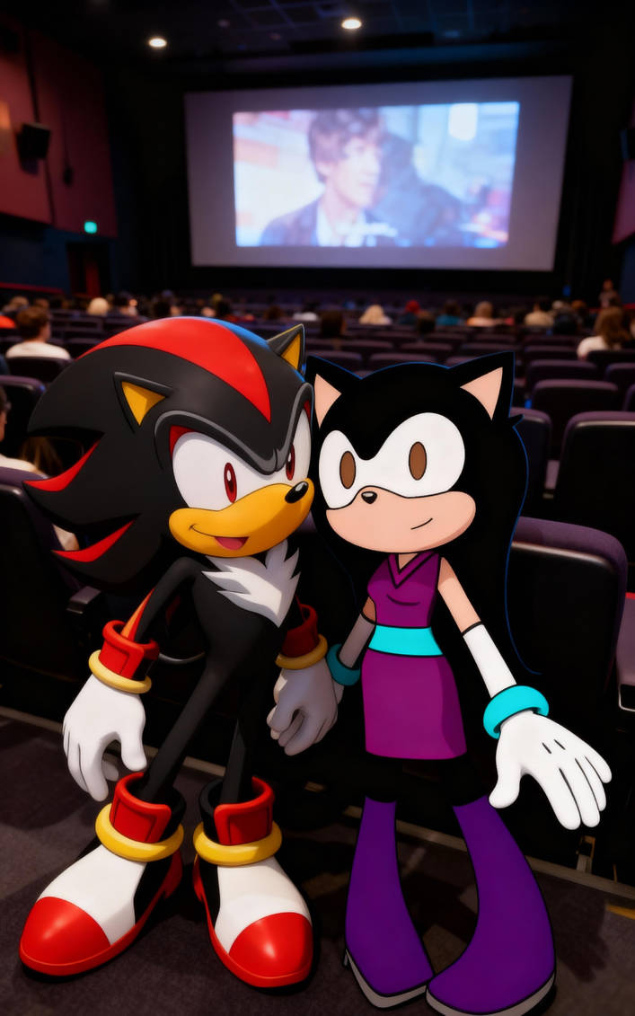 Shadow and Riley are at the movie by Yesenia62702 on DeviantArt
