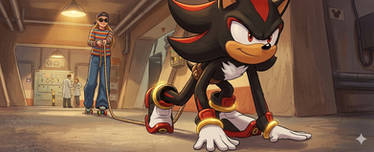 Shadow and Maria in Disney Style 16