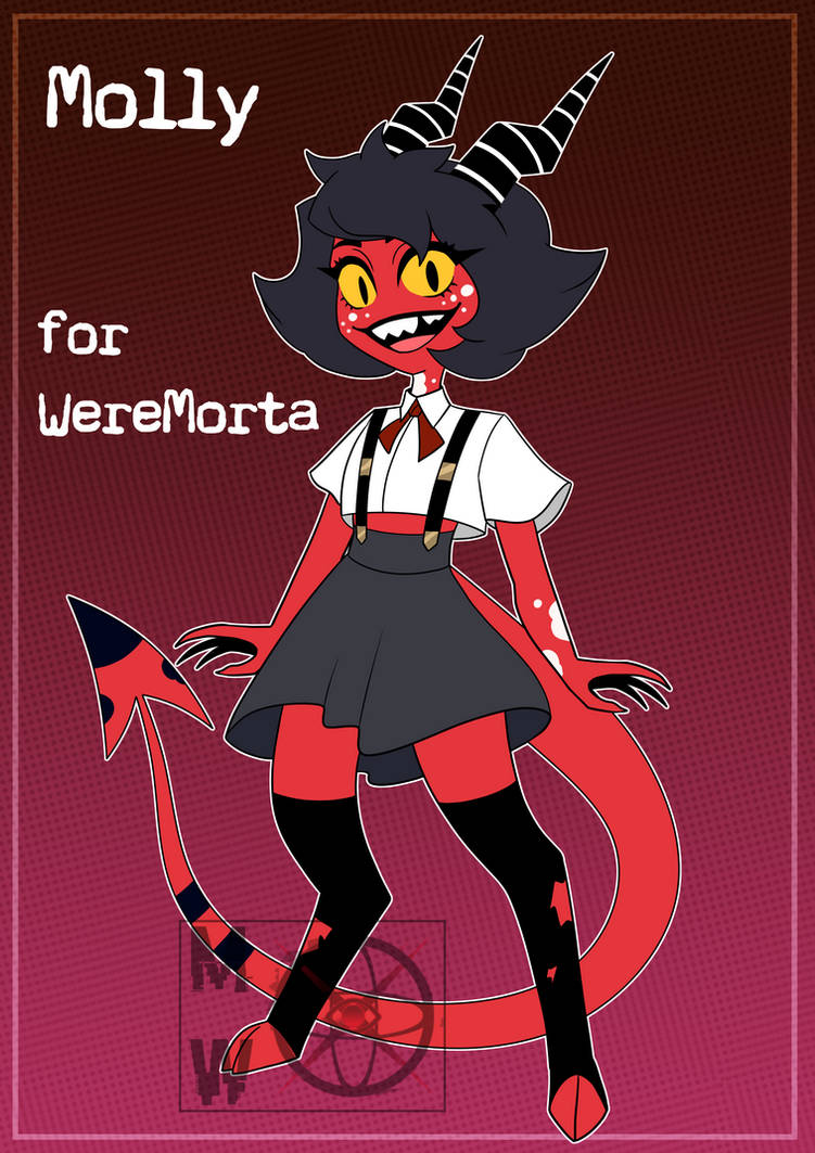 Thread Demon Oc Hazbin Hotel OC redesign by Dassiale on DeviantArt
