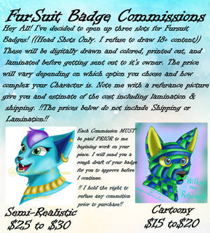 FurSuit Badge Commissions! ((OPEN))