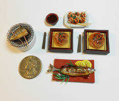 Miniature Japanese Dinner for 2