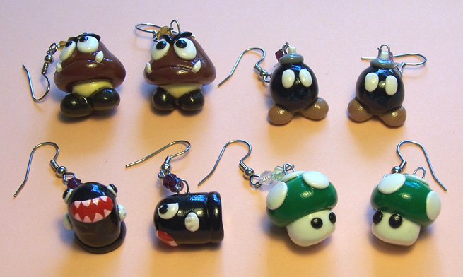 Nintendo Earrings