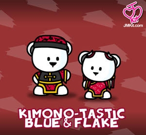 Kimono-Tastic Bleu and Flake