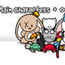 Main Characters + Other Animals