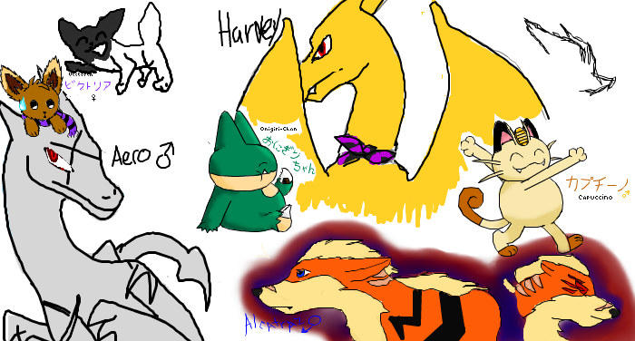 pokemon RP Ocs by whitestaristhebest on DeviantArt