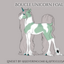 J532 Boucle Unicorn Foal Design