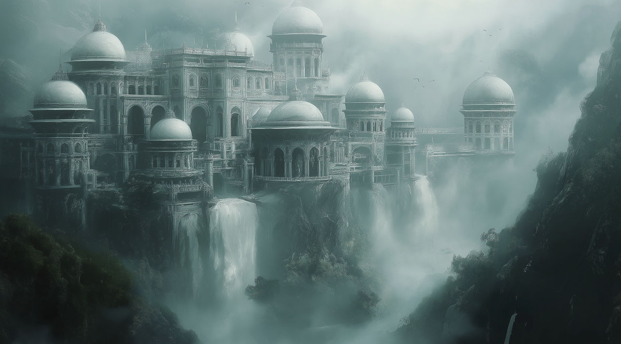 "The White City Of Forgotten Dreams " by Vikskeltov