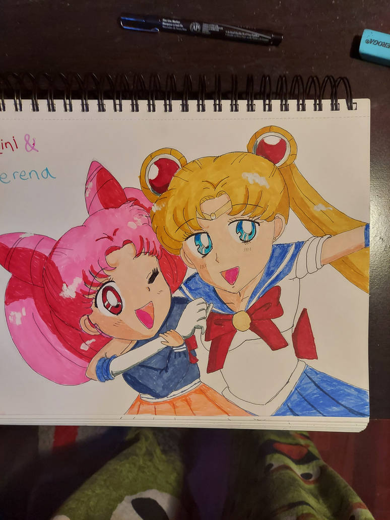 Trunks And Rini Sailor moon and Rini by KumaKumaDraws on DeviantArt
