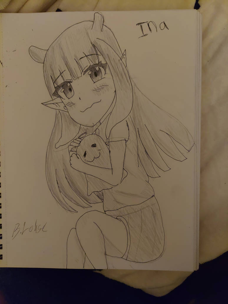 Ina Drawing by KumaKumaDraws on DeviantArt