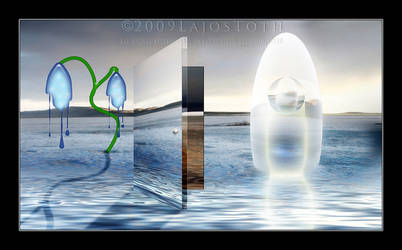 Dream Of A Door And Egg by Lajos-Toth