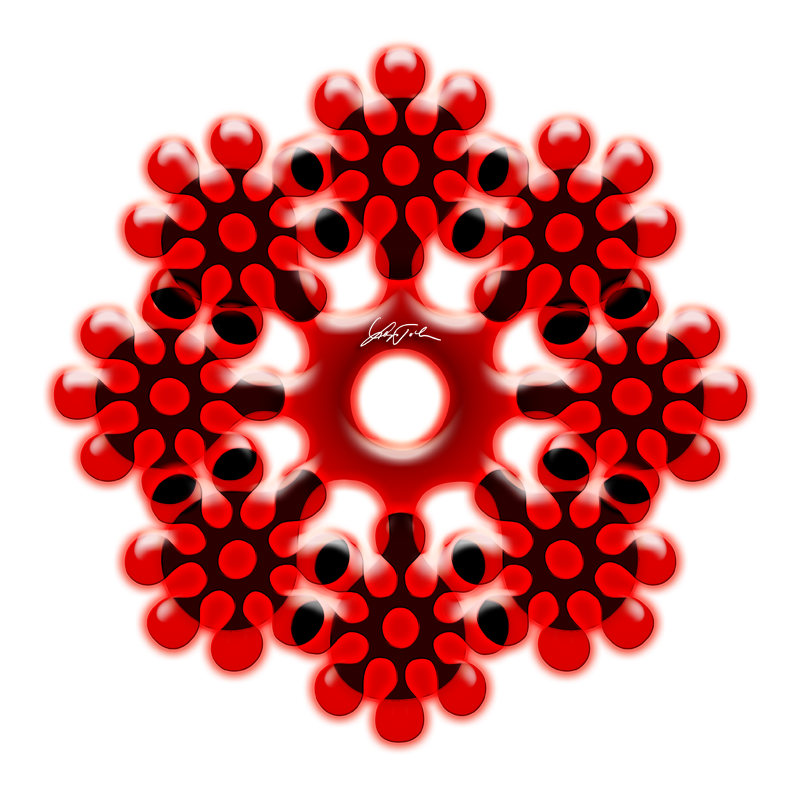 Red Snowflake