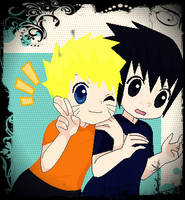 Naruto and Sasuke...friendship..thingy :3 XD