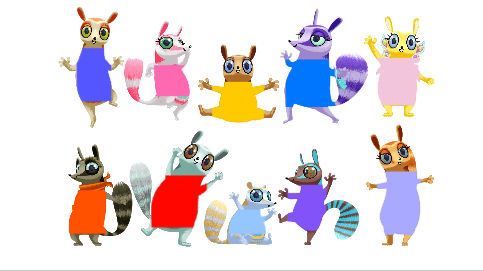 Numtums Characters, but their in their pajamas by v01d3d745 on DeviantArt