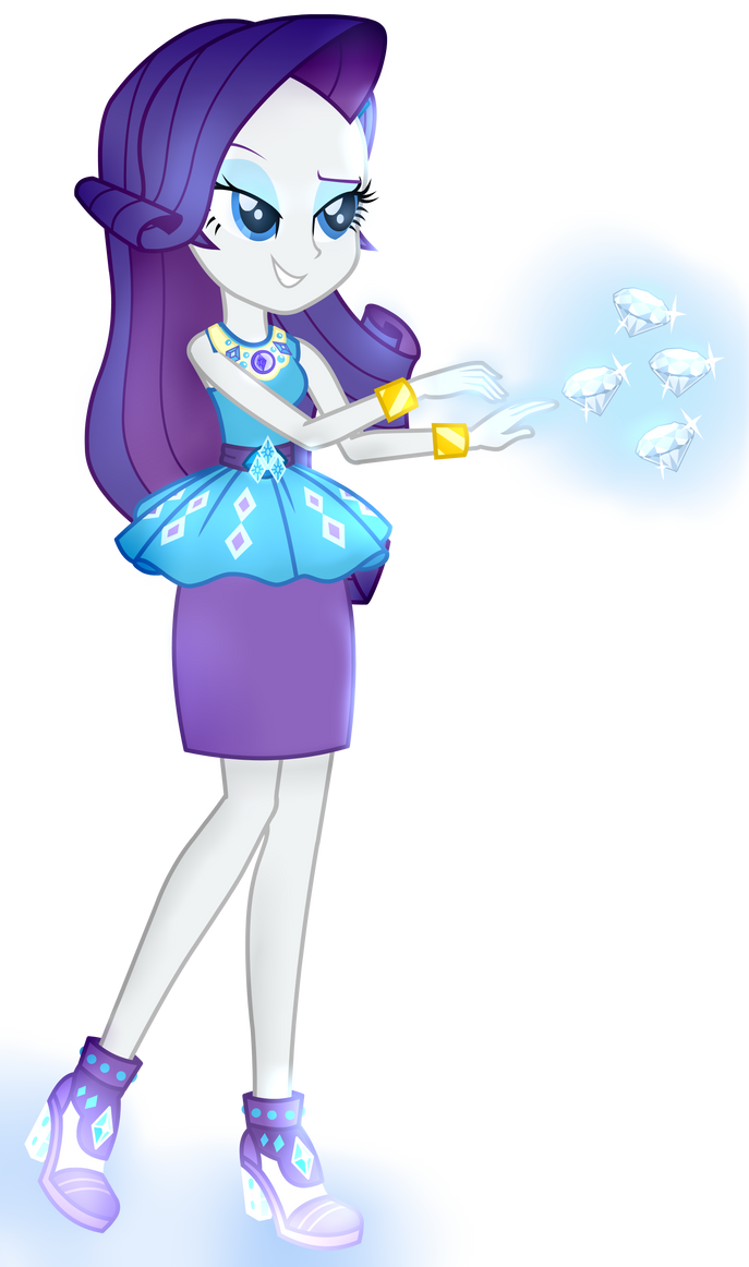 Rarity with Diamonds EG Vector by SparklesRar on DeviantArt
