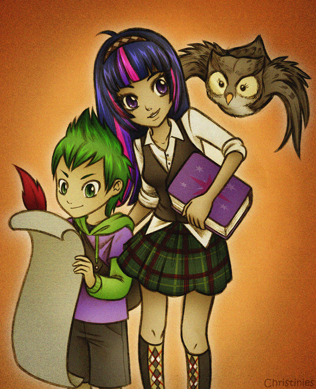 Twilight and Spike