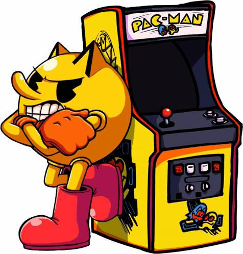 Bad Pacman Bad ass Pac -Man and arcade machine by guillubross on DeviantArt