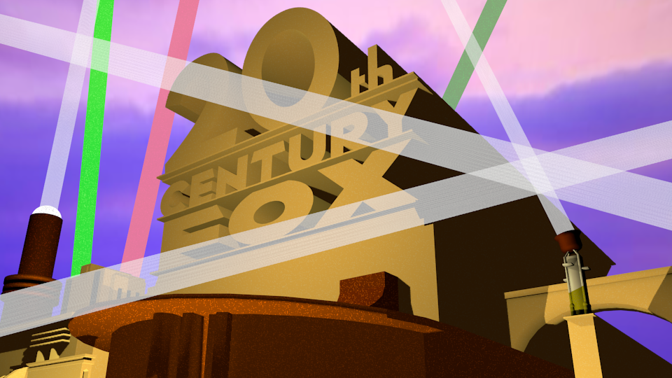 20th Century Fox logo (1935) Front view version by 20thCenturyDogs