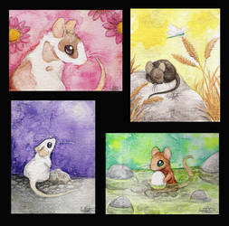 Mouse paintings by Spectrolite