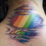 rainbow under the skin