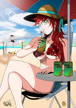 Ryona en la Playa