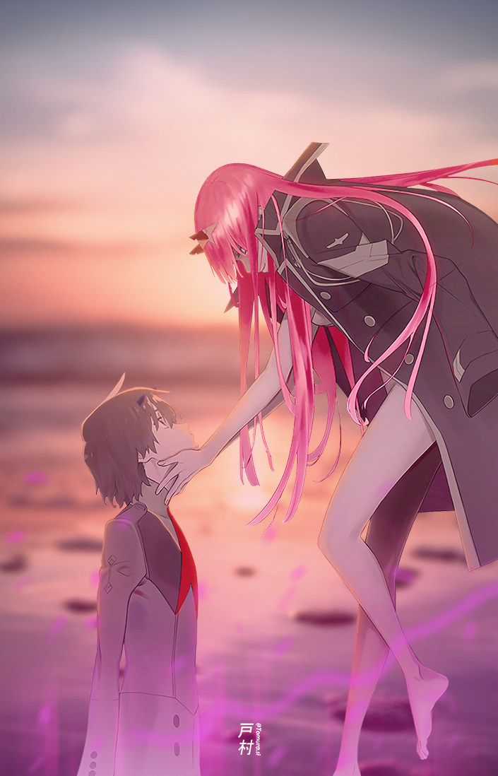 Zero two Hiro by Tomura223 on DeviantArt Zero two Hiro by Tomura223 on DeviantArt