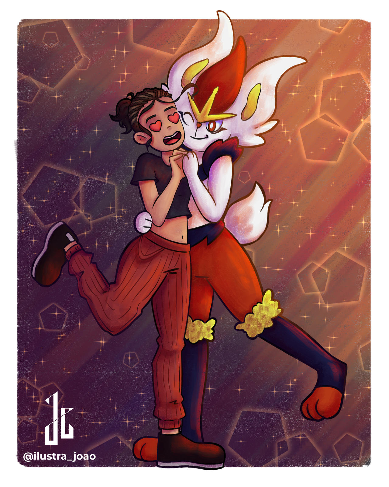 Two Pokémon Pokemon duo by IlustraJoao on DeviantArt