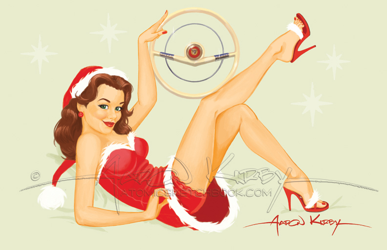 Christmas Pin Up1