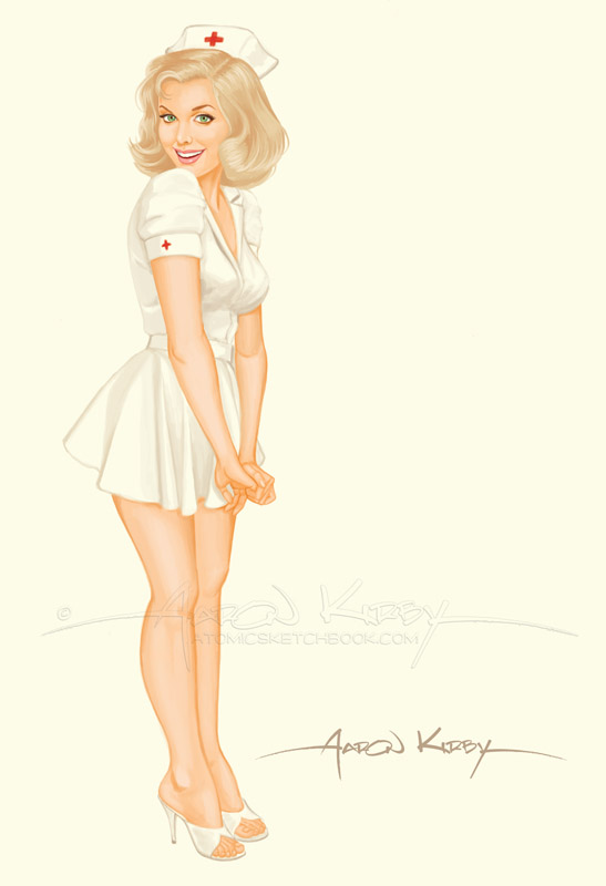 Happy Nurse Pin Up By AtomicKirby On DeviantArt.
