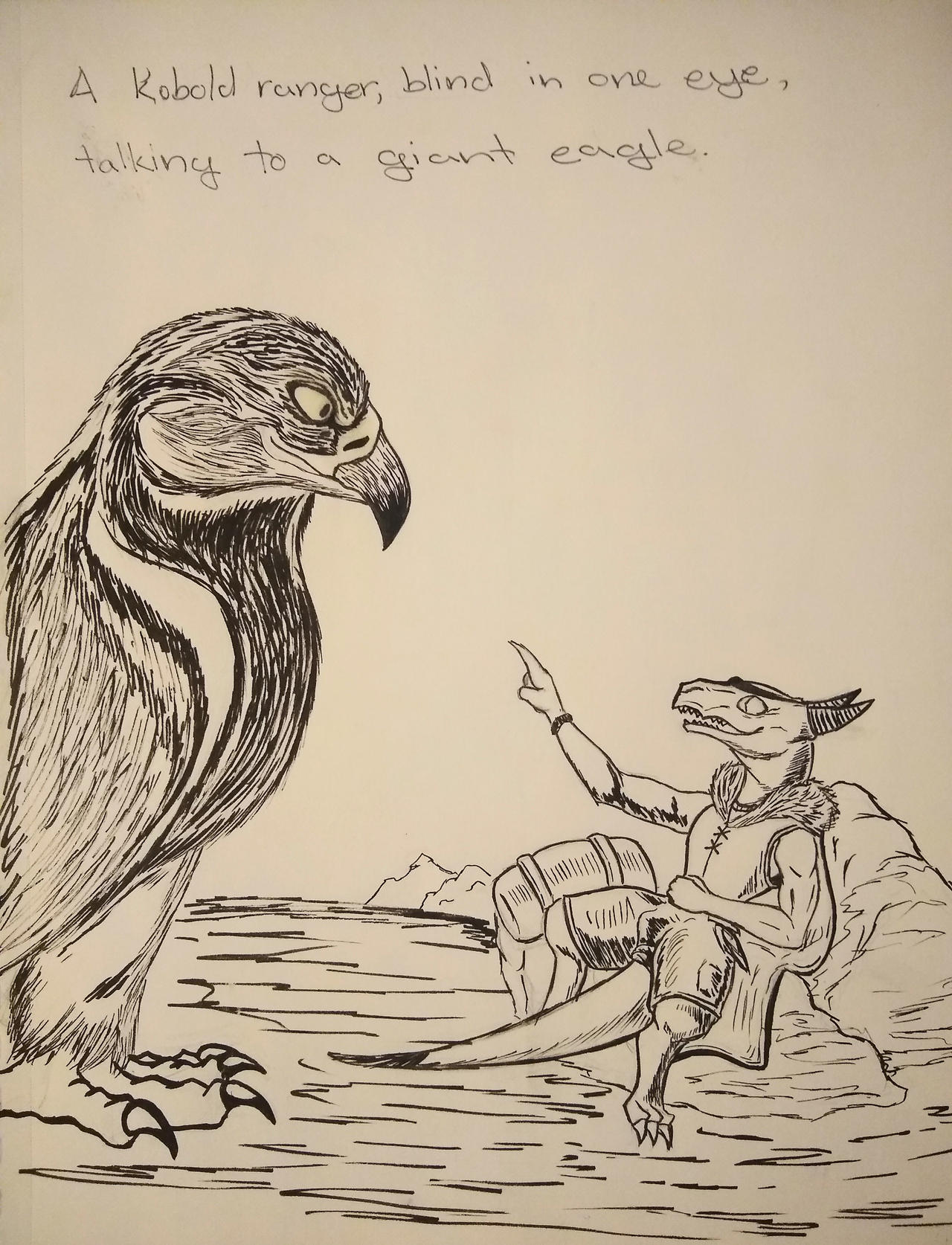 A kobold ranger by GiganhasQuartz on DeviantArt