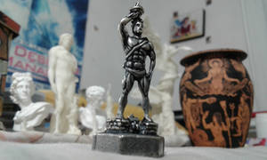 Colossus Of Rhodes Platinum Miniature