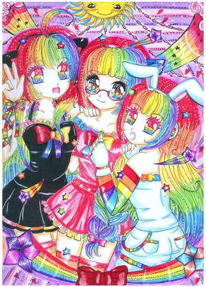 ++ THE RAINBOW SISTER++ by marmaladematrix