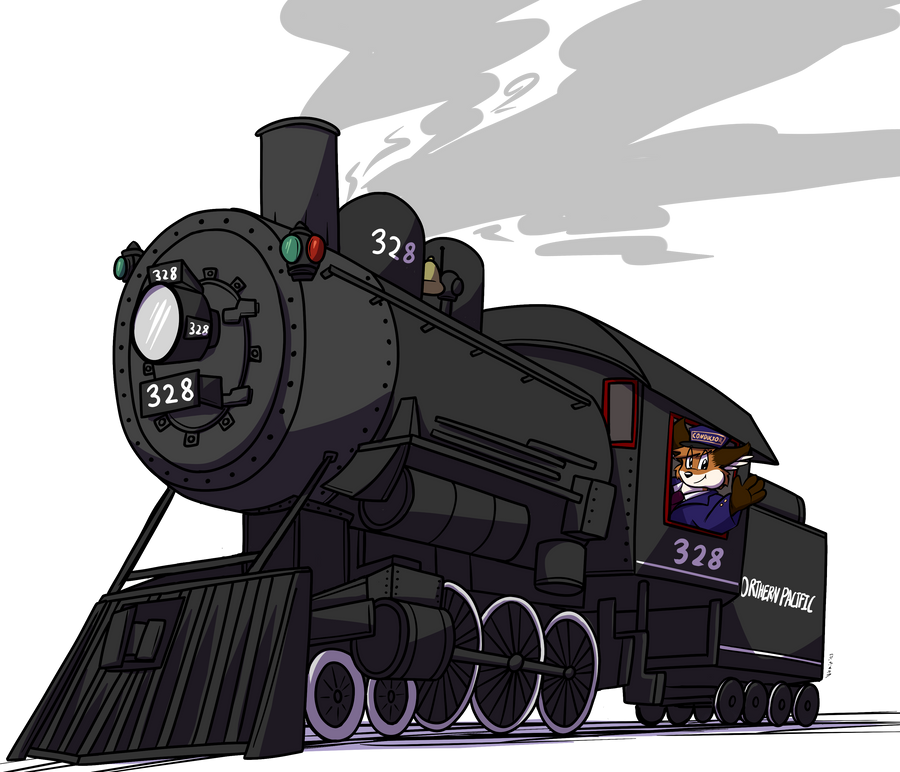 Railmin Deviantart Railfox Drives a Train by Virmir on DeviantArt
