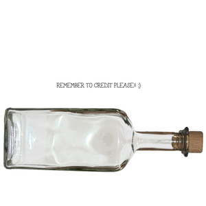 Clear Rum bottle PNG