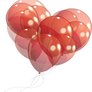 Heart Balloons PNG STOCK