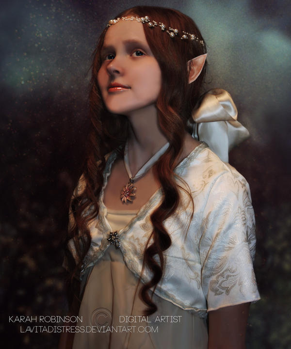 Elf Portrait by KarahRobinson-Art Elf Portrait by KarahRobinson-Art