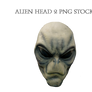 Alien Head 2 PNG STOCK
