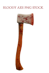 Bloody Axe PNG STOCK