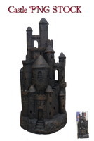 Castle PNG STOCK